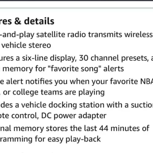 Host pick , Sirius SP-TK2 Sportster Replay Satellite Radio with Car Kit - Picture 5 of 5